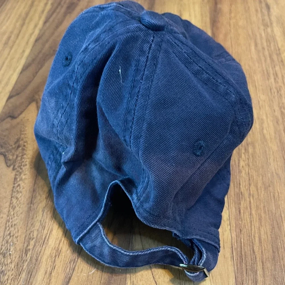 Chicago Fire Dept Hat Fahrenheit Youth Navy Blue Cotton Baseball Cap Adjustable